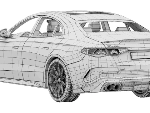 Brabus 700 AMG E53 2026 3D Model