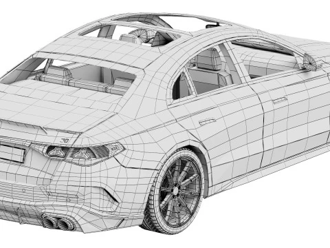 Brabus 700 AMG E53 2026 3D Model