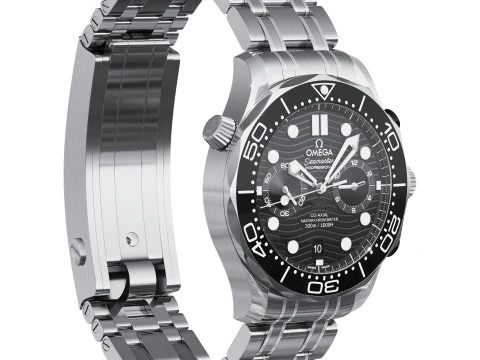 Omega Seamaster Diver 300M 44мм черный 3D Модель