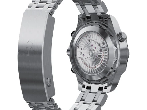 Omega Seamaster Penyelam 300M 44mm hitam Model 3D