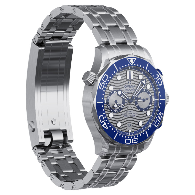 Omega Seamaster Diver 300M 44mm blue Modello 3D .c4d .max .obj .3ds .fbx .stl .blend