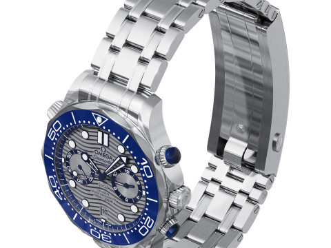 Omega Seamaster Diver 300M 44mm blue Modello 3D