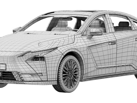 Lexus ES 2026 3D Модель