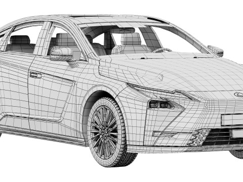 Lexus ES 2026 3D Модель