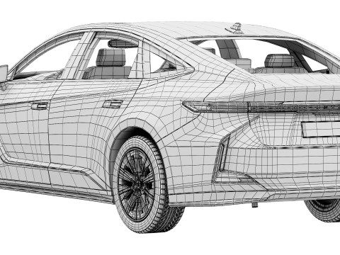 Lexus ES 300h 2026 3D Модель