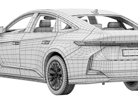 Lexus ES 300h 2026 3D Model