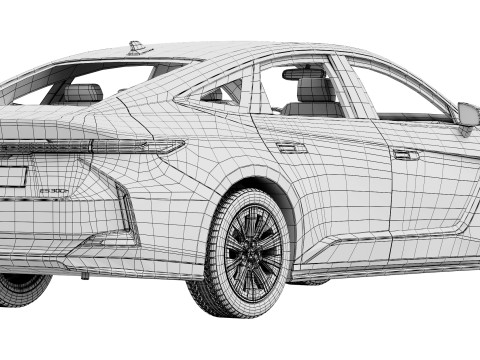 Lexus ES 300h 2026 3D Модель