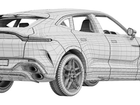 Aston Martin DBX S 2026 3D-Modell