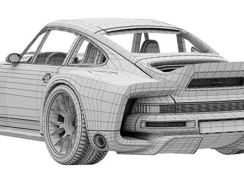 Singer 911 DLS Turbo Road 3D Модель
