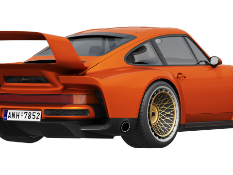 Singer 911 DLS Turbo Track Modelo 3D