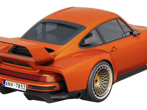 Singer 911 DLS Turbo Track Modelo 3D
