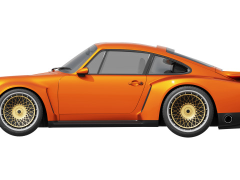 Singer 911 DLS Turbo Track Modelo 3D