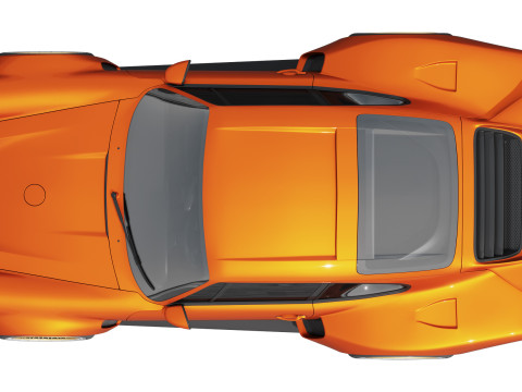 Singer 911 DLS Turbo Track Modelo 3D