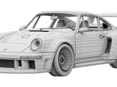 Singer 911 DLS Turbo Track 3D Model