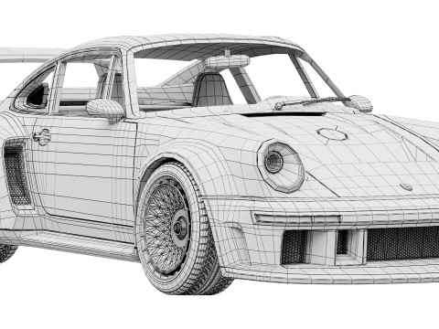 Singer 911 DLS Turbo Track Modelo 3D