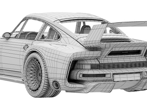 Singer 911 DLS Turbo Track Modelo 3D