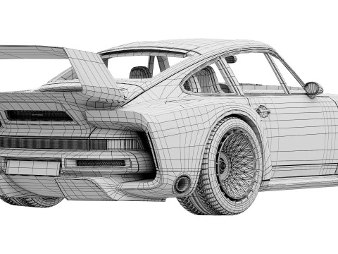 Singer 911 DLS Turbo Track 3D Model