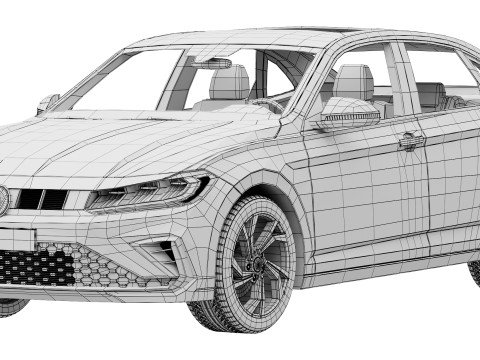 Volkswagen Jetta 2025 Model 3D