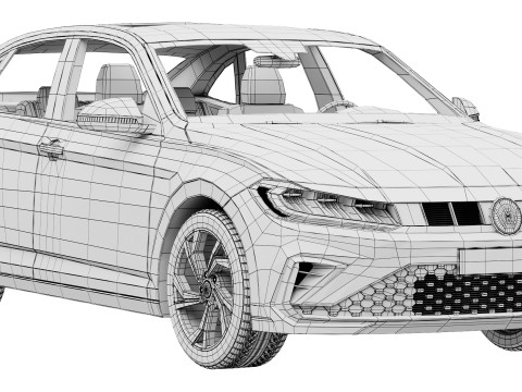 Volkswagen Jetta 2025 Model 3D