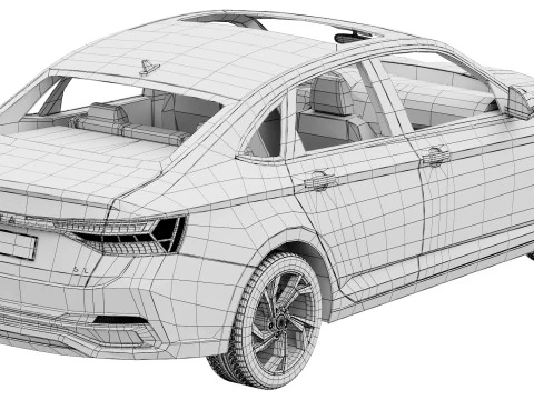 Volkswagen Jetta 2025 3D Model