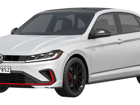Volkswagen Jetta GLI 2025 Model 3D