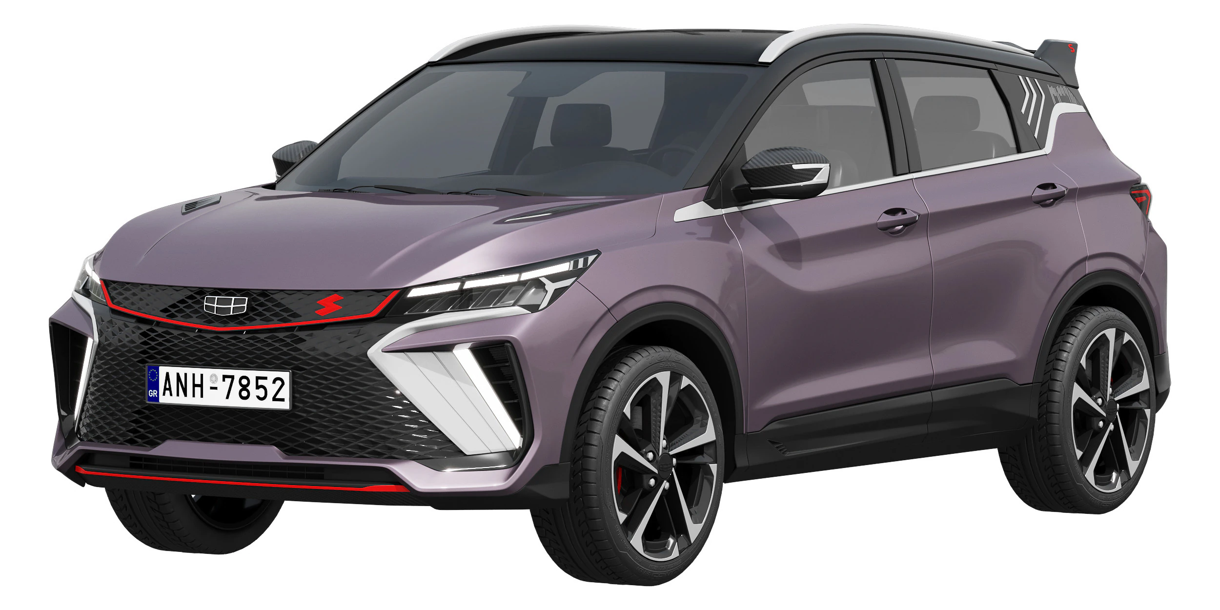 Geely nieuwe Coolray 3D Model .c4d .max .obj .3ds .fbx .stl .blend 