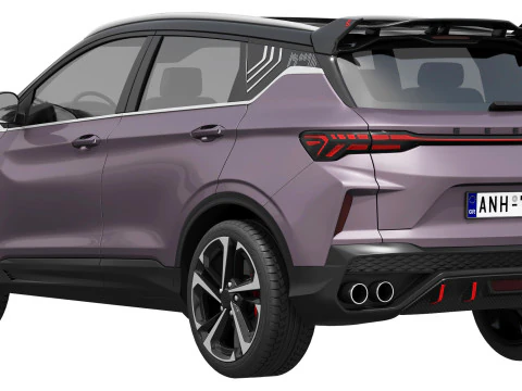 Geely nieuwe Coolray 3D Model