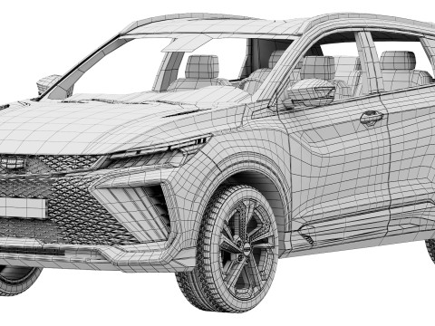 Geely new Coolray 3D Модель