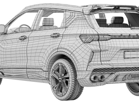 Geely new Coolray 3D Модель