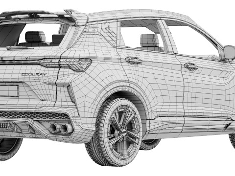 Geely new Coolray 3D Модель
