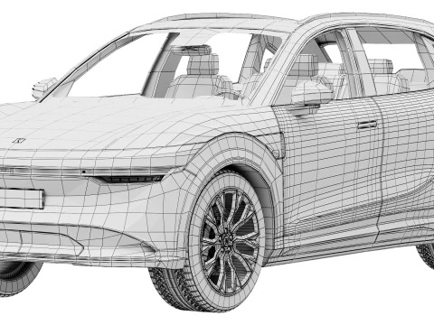 Zeekr 7X 2025 3D Model