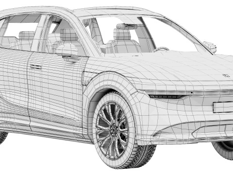 Zeekr 7X 2025 3D Model