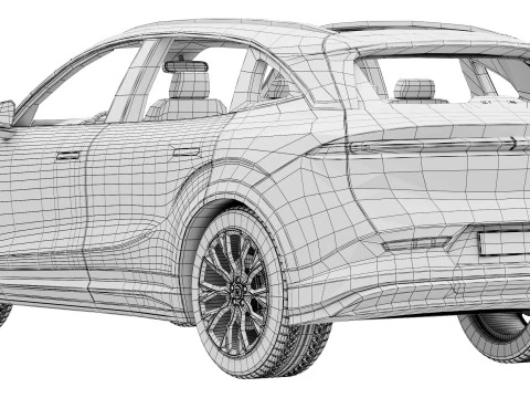 Zeekr 7X 2025 3D Model