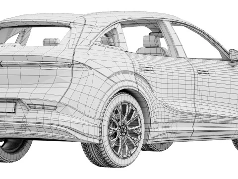 Zeekr 7X 2025 3D Model
