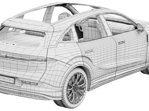 Zeekr 7X 2025 3D Model