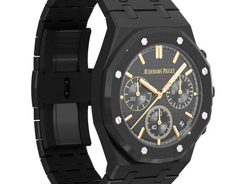 Audemars-Piguet Royal Oak хронограф с автоподзаводом 3D Модель