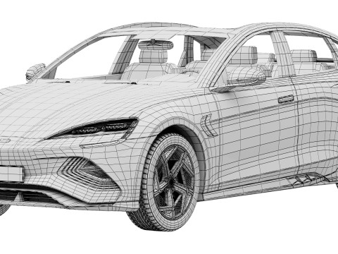 BYD Seal 2025 3D Модель