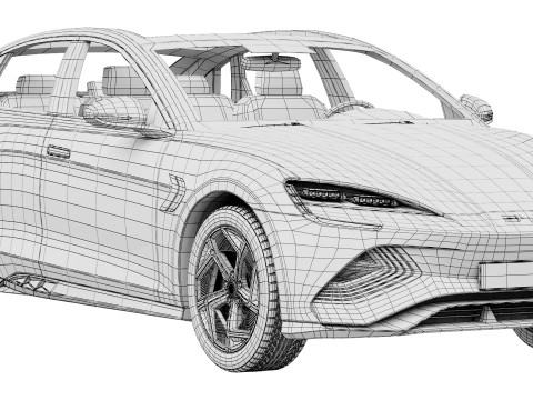 BYD Seal 2025 3D Модель