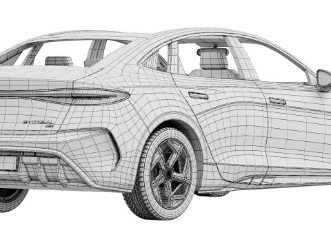 BYD Seal 2025 3D Модель