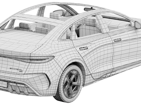 BYD Seal 2025 3D Model