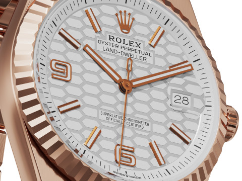 RolexLand-Dweller 127335 Modelo 3D