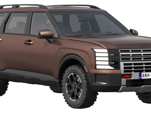 Hyundai Palisade XRT Pro 2026 3D Model