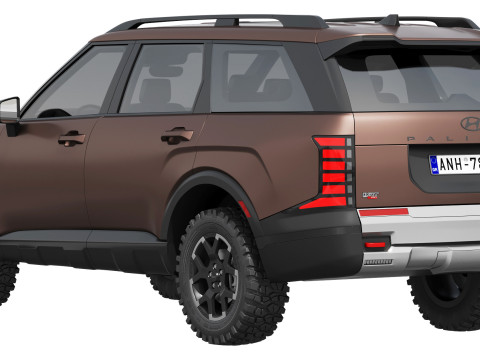 Hyundai Palisade XRT Pro 2026 3D Model