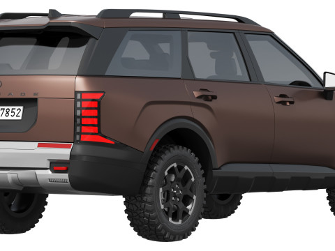Hyundai Palisade XRT Pro 2026 3D Model