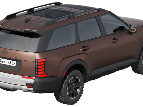 Hyundai Palisade XRT Pro 2026 3D Model