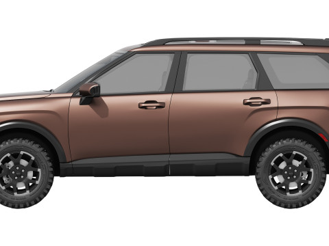 Hyundai Palisade XRT Pro 2026 3D Model