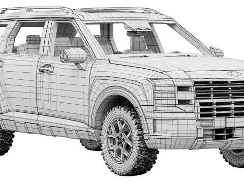 Hyundai Palisade XRT Pro 2026 3D Model