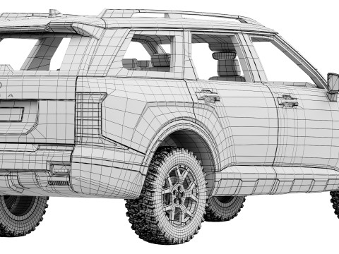 Hyundai Palisade XRT Pro 2026 3D Model