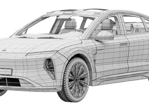 NIO ET9 Modello 3D