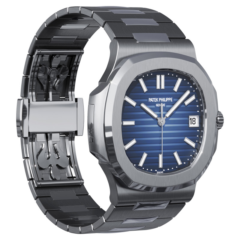 Patek Philippe Nautilus Modelo 3D .c4d .max .obj .3ds .fbx .stl .blend 